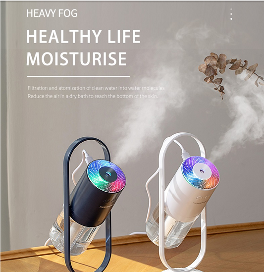 USB Air Humidifier/Purifier With Projection Night Lights.