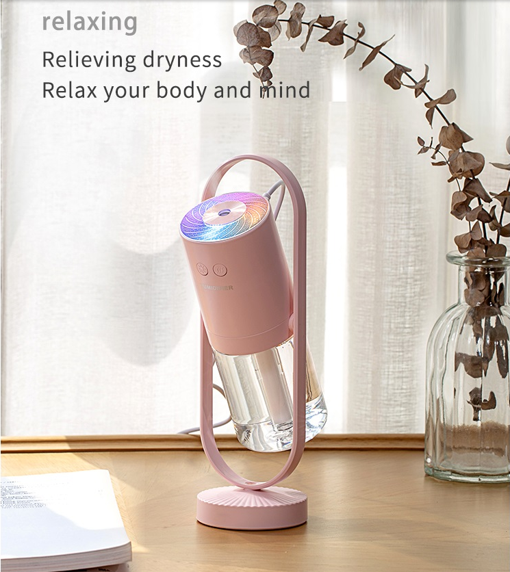 USB Air Humidifier/Purifier With Projection Night Lights.