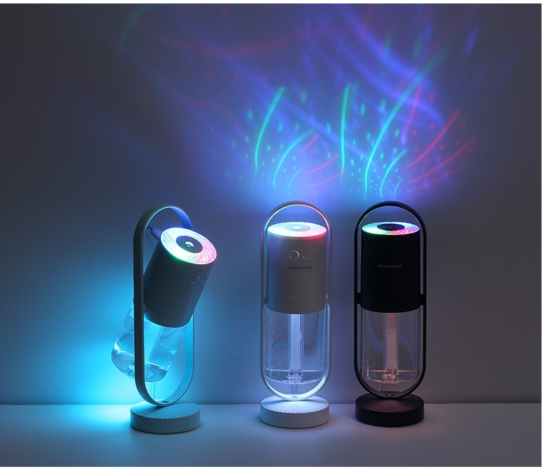 USB Air Humidifier/Purifier With Projection Night Lights.