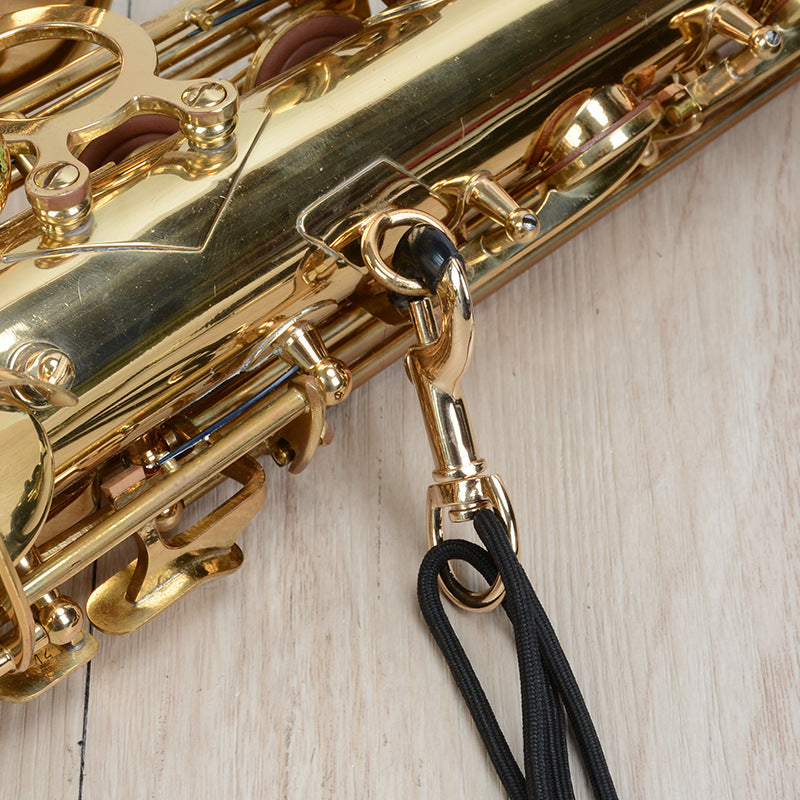 Soft Lasso Leather Padded Saxophone Strap - Alto & Tenor Sax