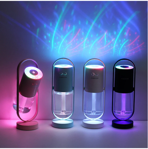 USB Air Humidifier/Purifier With Projection Night Lights.