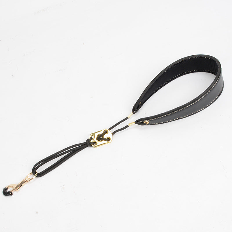 Soft Lasso Leather Padded Saxophone Strap - Alto & Tenor Sax